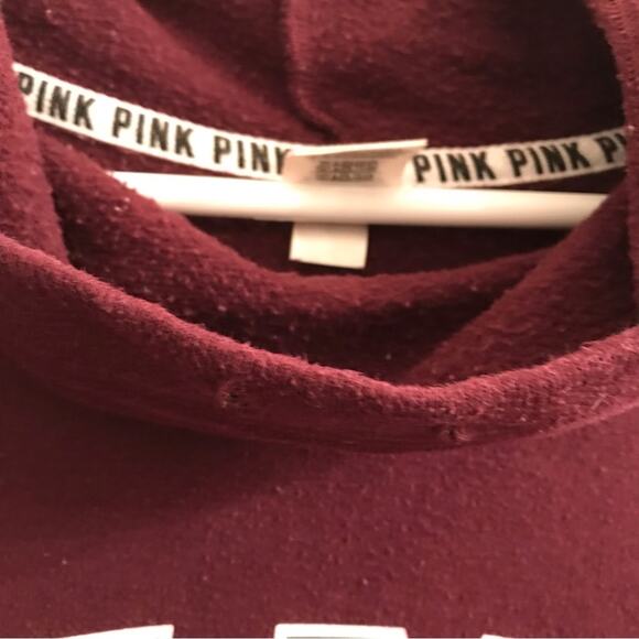 PINK Victoria's Secret Cowl Neck pullover sweatshirt size Medium - Picture 7 of 8